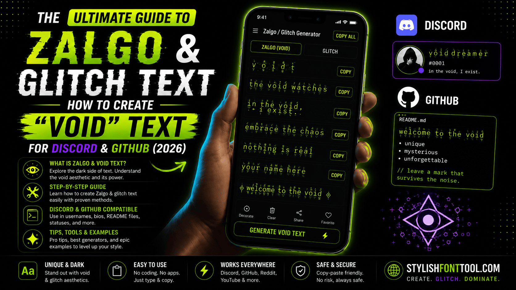 Glitch Text Guide 2026 - Zalgo and Void Text Symbols